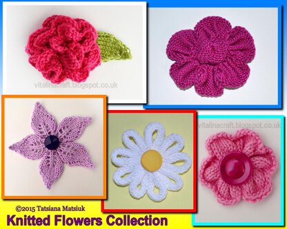 Knitted Flowers Collection