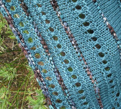 Shimmering seas shawl