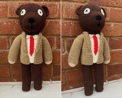 mr bean bear knitting pattern