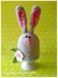 Eierwärmer Hase, egg cozy rabbit