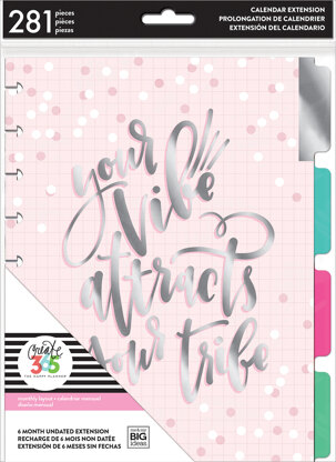 The Happy Planner 6-Month Undated Medium Planner Extension Pack - Your Vibe