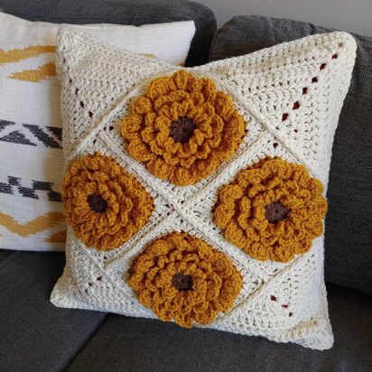 Sunflower Pillow Cover