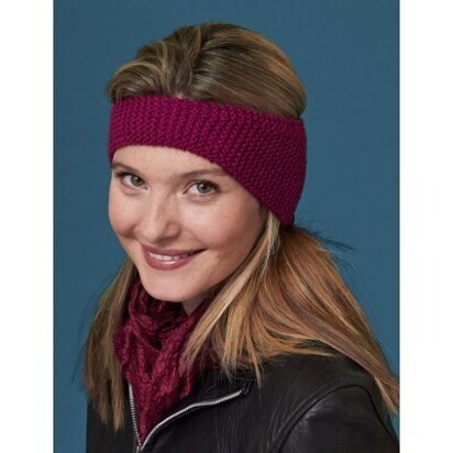 Beginner Ear Warmer in Patons Canadiana - knitting pattern