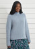 Diagonal Yoke Sweater - Jumper Knitting Pattern for Women in Debbie Bliss Cashmerino DK by Debbie Bliss