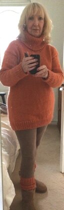 Jumper, Cowl, and Leg Warmers
