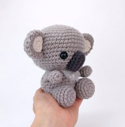 Koala en fil chenille  Amigurumi, Koala, Tuto amigurumi