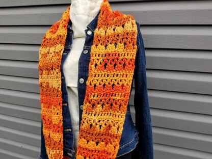 Autumn Sunrise Infinity Scarf