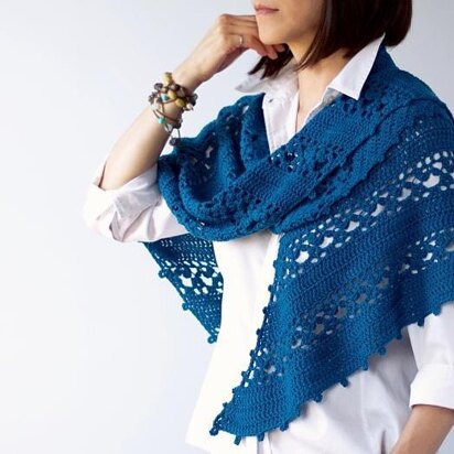 Florence triangular shawl