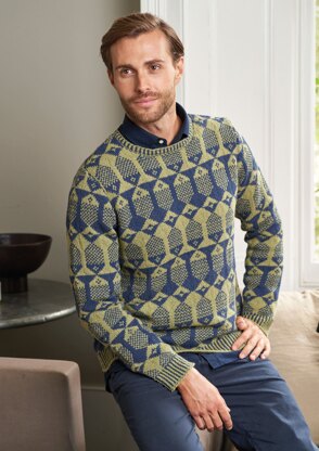 Shoal Sweater in Rowan Denim Revive - ZB296-00009-UK - Downloadable PDF
