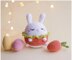 Cut Bunny in an Orange Dress Crochet Pattern