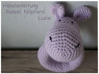 Amigurumi Häkelanleitung für das Rassel Nilpferd ♥