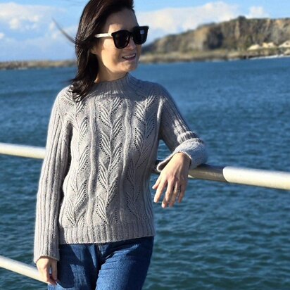 Wild Iris Sweater - knitting pattern