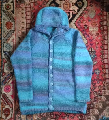 Men's chunky knit hoody