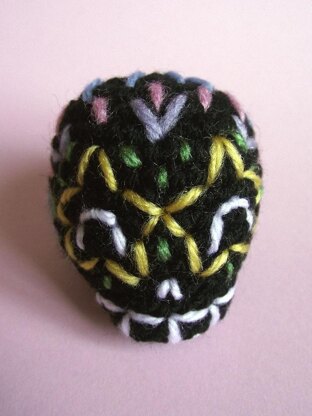 Maurice the sugar skull amigurumi