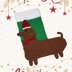 Dachschund Christmas Stocking