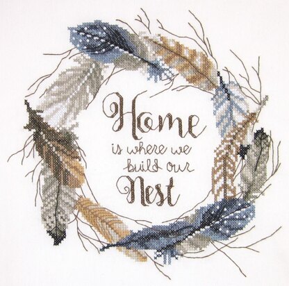 Janlynn Corporation Build our Nest Cross Stitch Kit - 12in x 12in