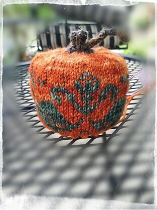 Mini Colorwork Pumpkin