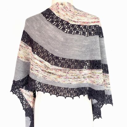 Hale-Bopp Shawl - knitting pattern
