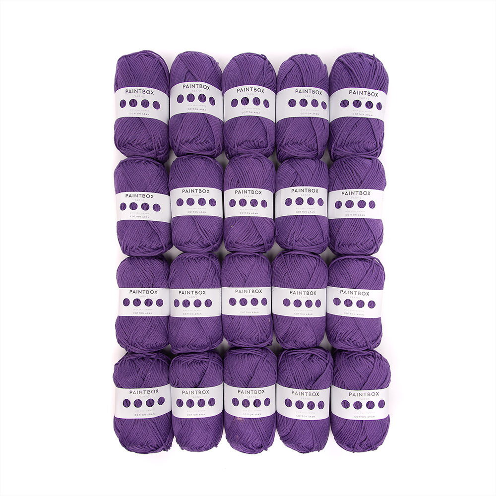 Paintbox Yarns Cotton Aran 20 Ball Value Pack - view 2