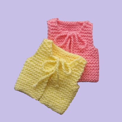 Preemie Garter Vest for Baby