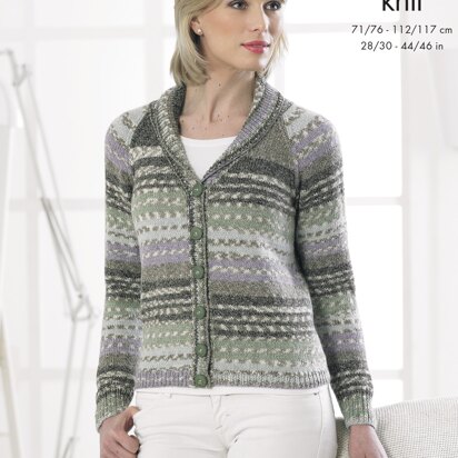 Raglan Jackets in King Cole DK - 4251 - Downloadable PDF