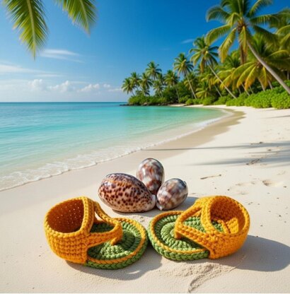 Crochet Baby Sandals – Easy Boho Booties Pattern with Video & PDF