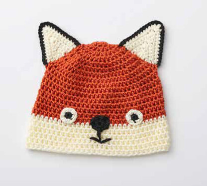 Fox Hat in Caron Simply Soft - Downloadable PDF