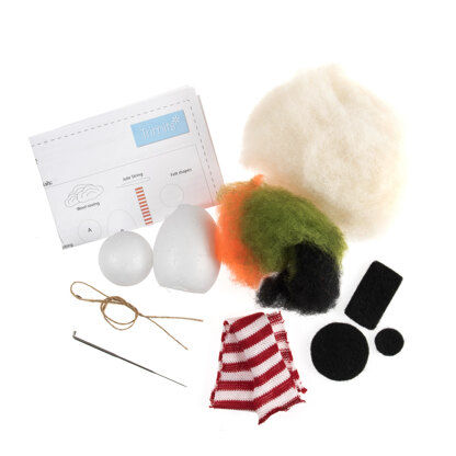 Trimits Snowman Decoration Needle Felting Kit