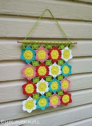 Lily's Floral Wall Hanging