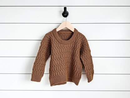 The Crisscross Ribbed Sweater, Child