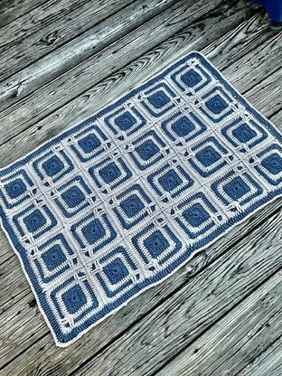 Breeze Block Afghan