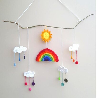 Rainbows and sunshine Wall hanging