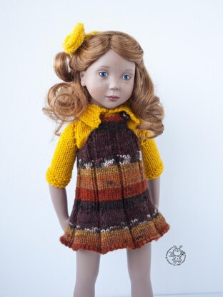Outfit Autumn for doll 16"-18"