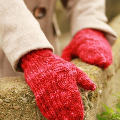 Thornhill Mittens and Hat - knitting pattern
