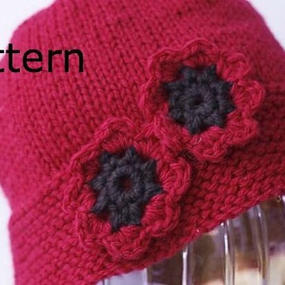 Red Poppy Hat