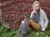 Open and Fold Cabled Scarf