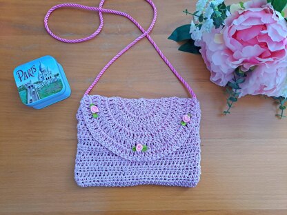 Crochet Coquette Flower Bag/Purse Pattern