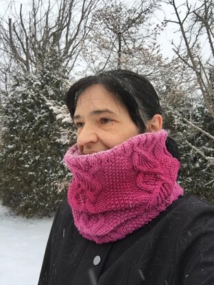 COZY double layered cowl
