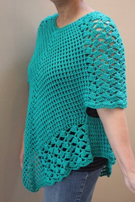 Crochet Poncho Top