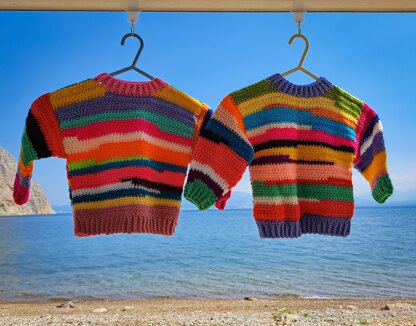 Kids Happy Scrappy Jumper Pattern