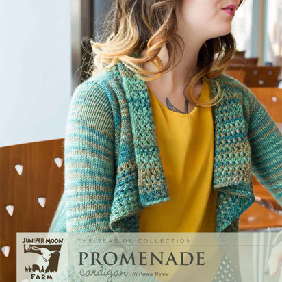 Promenade Cardigan in Juniper Moon Moonshine Trios - Downloadable PDF