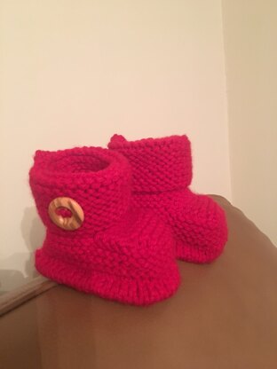 Ugg inspired Booties and Hat