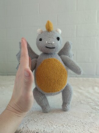 Dragon knitting pattern #8