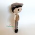 Gilbert Blythe amigurumi doll - crochet pattern by Crochelandia