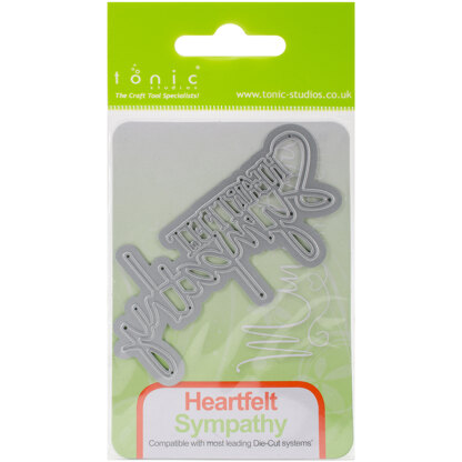 Tonic Studios Miniature Moments Sentiment Die - Heartfelt Sympathy