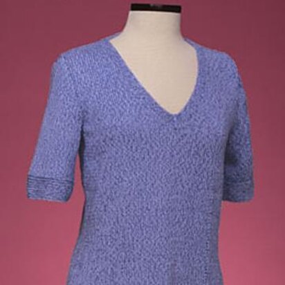 Shaped V-Neck Pullover #133