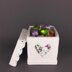 Gift box keepsake and tealight holder with hearts