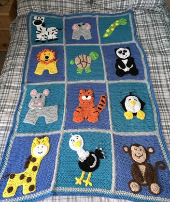 Zoo animal blanket