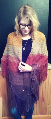 Rustic Fringe Shawl