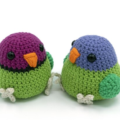 Amigurumi Plum-headed Parakeet